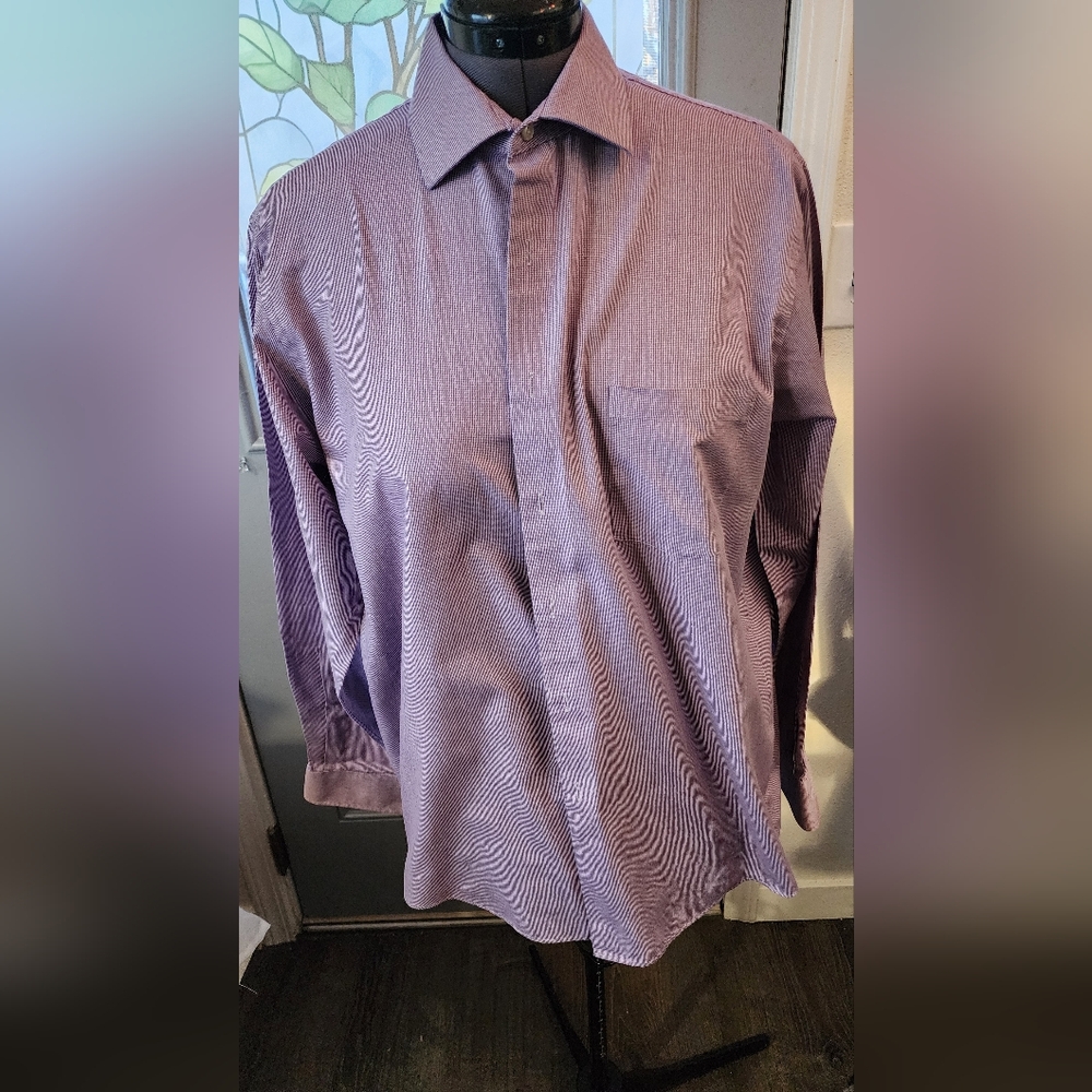 Van Heusen Men's Lavender Dress Shirt
